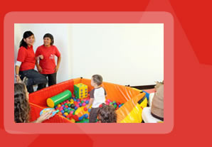 Gimnasio infantil, payasos, mimos y talleres recreativos.